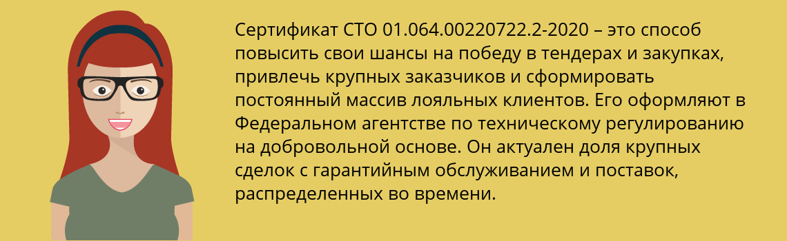 Получить сертификат СТО 01.064.00220722.2-2020 в Добрянка